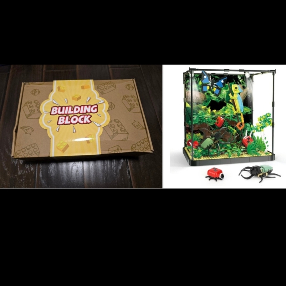 Tropical Rainforest Insect Collection Building Set Compatible Lego chameleon